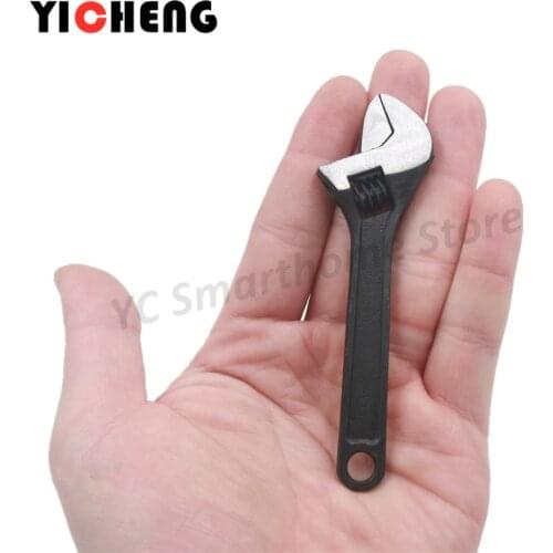 1 Pcs Steel/2.5/4-Inch Monkey Wrench Mini Open-end Wrench Mini Tool Shifting Spanner