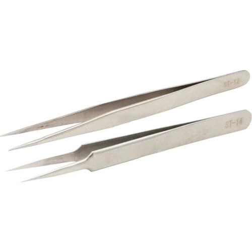 Watch Repairing Tweezers Electronic Maintenance Straight Pointed Watch Tweezers Tools Straight Pointed Tweezers