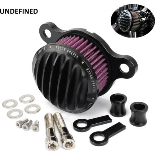 Black Air Filter Motorcycle Intake Air Cleaner System For Harley Sportster XL Iron 883 XL1200 48 72 2004-2014 Filtre a air moto