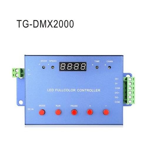 DMX512 controller DC9V~DC24V Maximum output DMX signal 512 group 88 kinds of effects