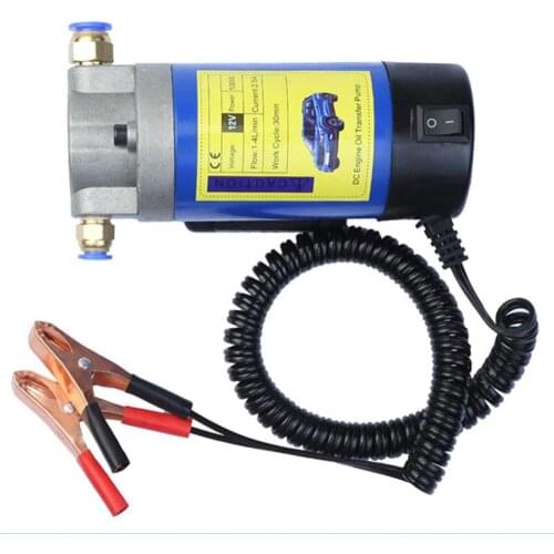 High Quality 12V Electric Scavenge Suction Transfer Change Pump 12V Motor Oil Diesel Extractor Pump100W 4L for car