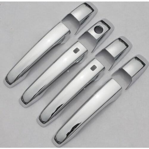 FUNDUOO Chrome Car Side Door Handle Cover Trim W/SMART Keyhole For Chrysler 300 / 300C 2005 2006 2007 2008 2009 2010