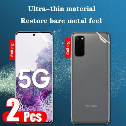 Hydrogel Film for Samsung Galaxy S20 S10 S9 Plus Ultra Lite S10e Screen Protectors Samsung S20 Ultra S9 mobile phone accessories