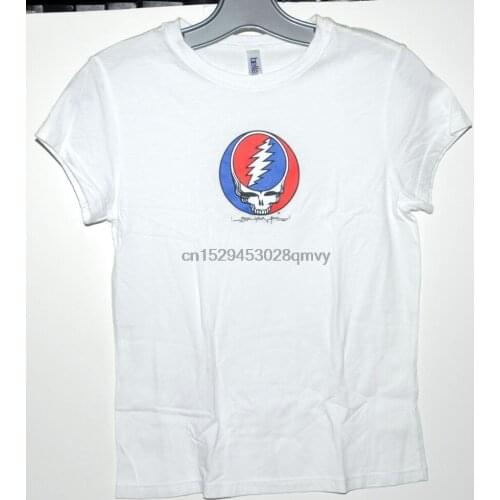 GRATEFUL DEAD STEAL YOUR FACE WOMENS BABYDOLL T-SHIRT NEW GARCIA WEIR LESH