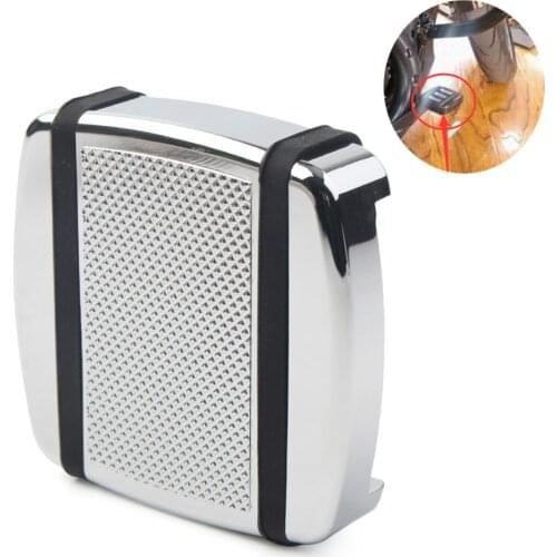 Chrome Motorcycle Brake Pedal Pad for Harley Dyna 1993-2016 & Street XG500 XG750 2015-2016 / FXST Softail 1984-2016