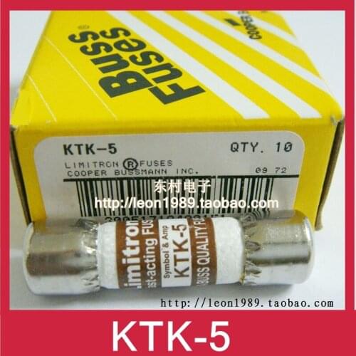 US imports BUSSMANN fuse Limitron fuse KTK-5 5A 600V KTK-5
