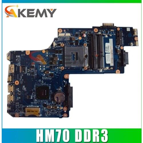 AKEMY laptop motherboard for Toshiba Satellite C50 C50D H000061920 PGA989 HM70 DDR3 Mainboard