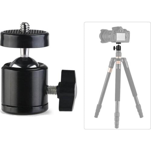 Mcoplus Mini Ball Head 1/4" Mount for Camera Tripod ballhead for Canon DSLR Camera for camera tripod