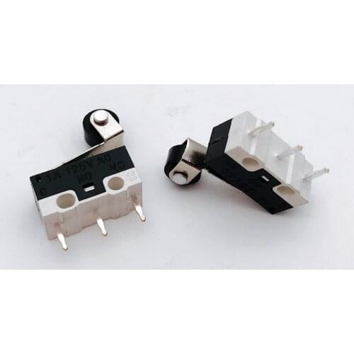 20pcs Mini Micro Switch Roller Lever Actuator Microswitch SPDT Sub Miniature Accessories 1A 125VAC