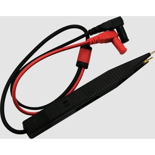 Multimeter Tester Clip Meter Pen Lead Probe Tweezers Capacitor Resistance SMD Test Leads Chip Component LCR Testing Tool