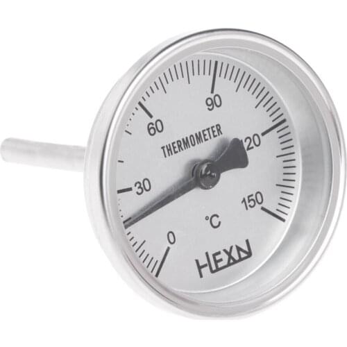 2021 New New 1/4 PT Thread Stainless Steel Thermometer Moonshine Kitchen Food Cooking Gauge