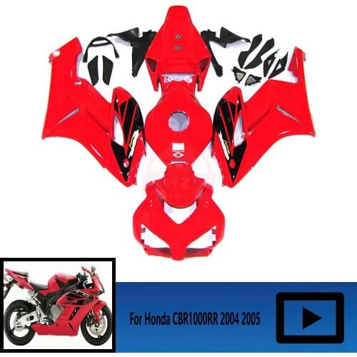 For Honda CBR1000RR CBR1000 RR 2004-2005 fairing kit, motorcycle CBR 1000RR cbr1000rr 04-05 body protection fairing