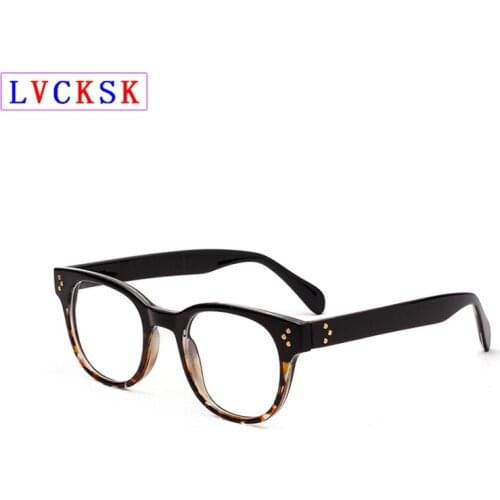 Retro Blue Light Blocking Glasses Women Men Computer Goggle Eyeglasses Rivets Spectacles Frames Customize Prescription Lens N5