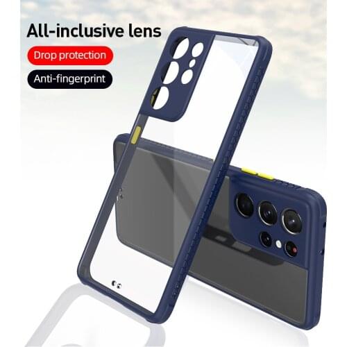 Tire Pattern Transparent Case For Samsung Galaxy S21 Ultra S 21 Plus S21Ultra S21+ 5G Camera Protective Shockproof Phone Cover