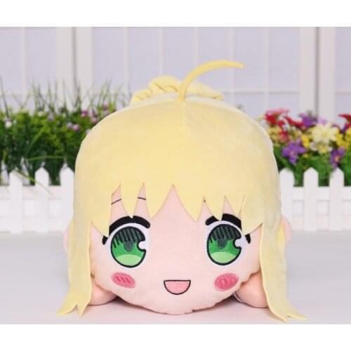 Fate Stay Night Saber Soft Plush Toy Doll Gift for Child 40cm