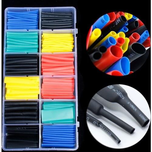 Shrink tube Bushing data line Broken repair protection shrinkable Seal Wire Electrical Cable Insulated Heat Tool Assortment kit