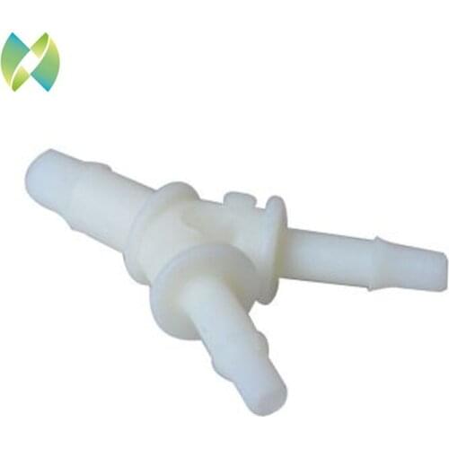 H18 Dia 3x2mm Three-way Tube Fitting 20pcs / lot ink hose tube connector for all printers solvent / uv ink hose plug male female