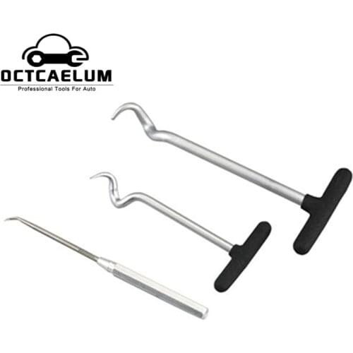 Universal Automotive Oil Seal O-Rings Grease Removal Puller Tool Set 4.6" 6" 6.5" AT2213