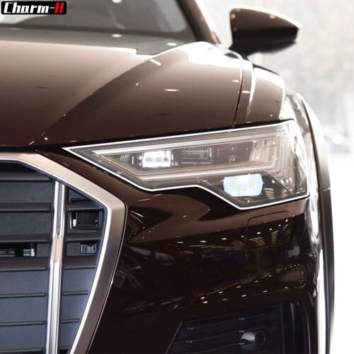 Car Headlight Protective Film Protection Taillight Transparent TPU Decal Sticker for Audi A6 C8 S6 2019 2020 Accessories