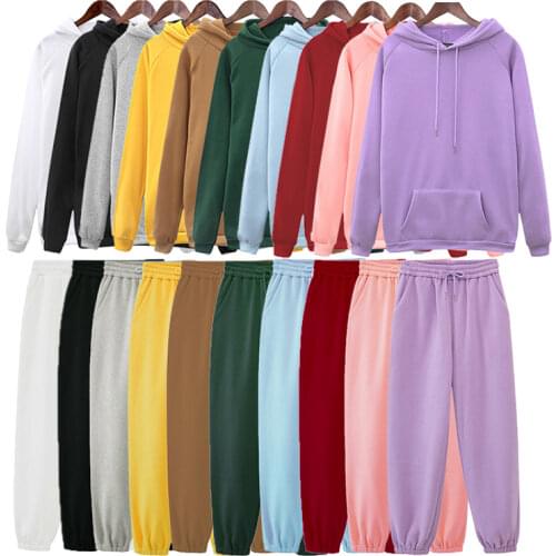 Toppies womens tracksuits hooded sweatshirts 2020 autumn winter fleece oversize hoodies solid color jackets