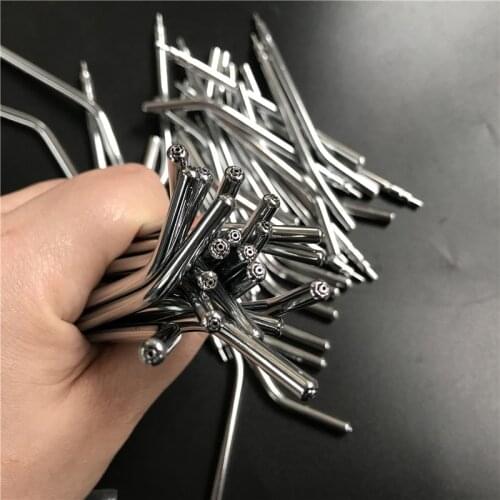 10pcs 3 Way Dental Air Water Syringe Spray Nozzles Tips Tube Stainless Steel Syringe Spray Nozzles Tips For Teeth Whitening