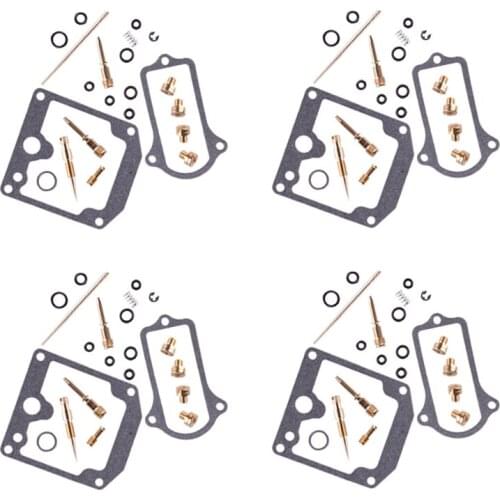 Beler 4 Sets Motorcycle Carburetor Rebuild Repair Kit Jet Gasket Fit for Kawasaki KZ900A KZ900B 1976