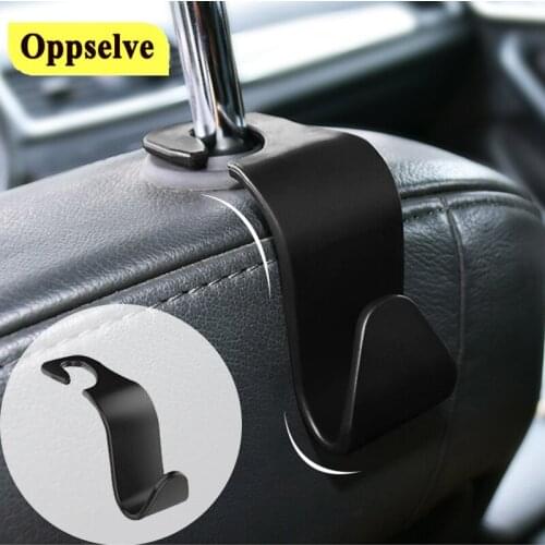 2PCS Car Seat Back Hook for Purses Grocery Bags Coats Purse Multi-function Car Headrest Hooks for Car Back Seat Organizer Hook
