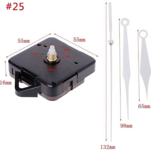 Quartz Clock Movement Mechanism Hands Wall Repair Tool Parts Silent Kit Set DIY
