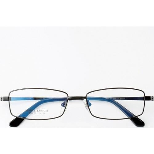 Opeco classic Fullrim mens pure tatinium progressive multifocal Photochromic Anti Blue Clear Lens Prescription eyeglasses #8850