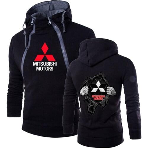 2021 NEW Mitsubishi Car LOGO Harajuku Style Leisure Pullover Brand Hooded Sweatshirt Tracksu