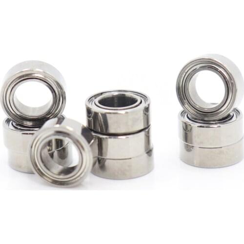 MR74ZZ Bearing ABEC-5 10PCS 4X7X2.5 mm Miniature MR74 - ZZ Z Ball Bearings L-740ZZ For Axial SCX10 II