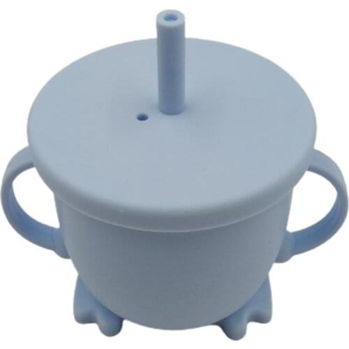 Water Cup Practical with Lid Anti-corrosion Silicone Baby Water Training Mugs for Home