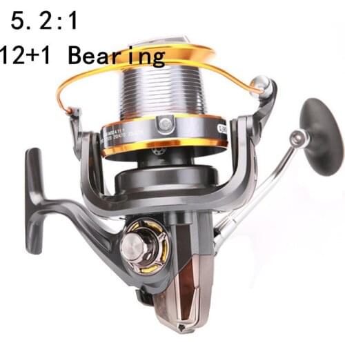 Fishing Reel Sea Fishing Gear Spinning Wheel 3-9000 Series 12+1 Bearing Distant Wheel Fishing Tools Accessory Spinning Reel
