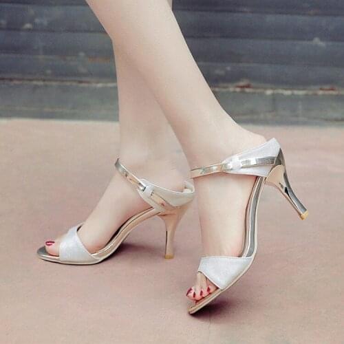 Big Size 11 12 13 high heels sandals women shoes woman summer ladies Euro-Roman sandals with bare toes and matching colors