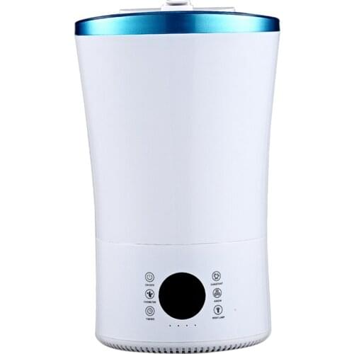 Ultrasonic Mute Air Humidifier Water Humidifying Anion Purification-US Plug
