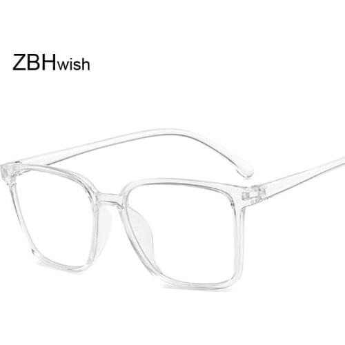 Retro Vintage Glasses Women Clear Lens Square Nerd Glass Frame Attractive Party Eyewear Selfie Pose Lady Soild Glasses