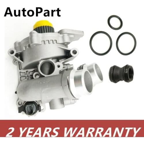 Aluminum Water Pump With Coolant Pipe For Audi A4 A6 Q3 Q5 VW CC Passat Golf Jetta Tiguan Seat Skoda 06H121026DD 06H 121 026 AA