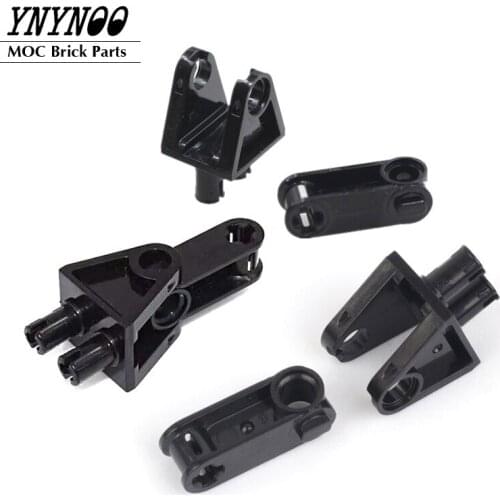 20Pcs High-Tech Axle Pins Connector Perpendicular 3L Steering Arm Suspension Engine 32069 32068 MOC Building Blocks Bricks Parts
