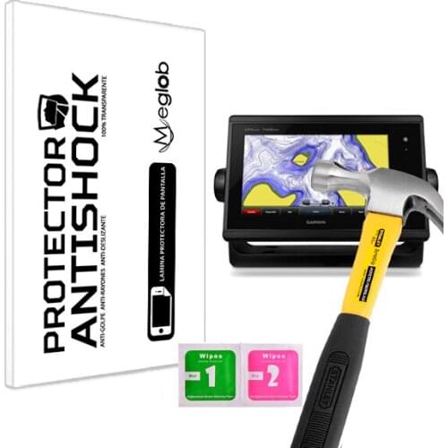 Screen protector Anti-Shock Anti-scratch Anti-Shatter compatible with Garmin GPSMAP 7408(xsv)