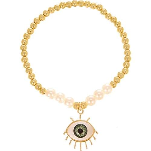 ZHINI Bohemia Ethnic Devils Eyes Pendant Bracelets for Women 2021 Fashion Adjustable Bangle Bacelet Party Jewelry pulseras