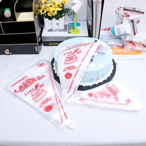 100pcs Disposable Pastry Bag Icing Piping Cake Pastry Cupcake Decorating fit All Size nozzles Pastry Bags Bakeware Tools Hot