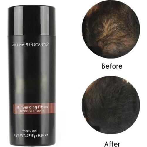 Authentic 1 Bottle Keratin Hair Loss Building Fibers+Applicator Spray +27.5g Hairline Optimizer Dense organic Hair Growth