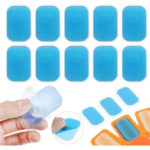 50pcs/25packs Gel Pads For EMS Abdominal Trainer Muscle Stimulator Exerciser Slimming Machine Accessories