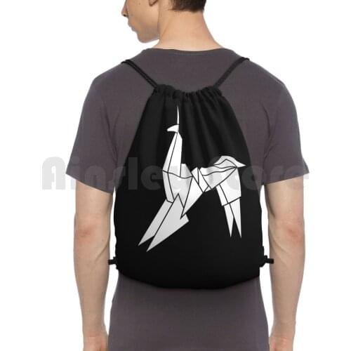 Bladerunner Origami Unicorn Backpack Drawstring Bags Gym Bag Waterproof Bladerunner Blade Runner Unicorn Origami Deckard