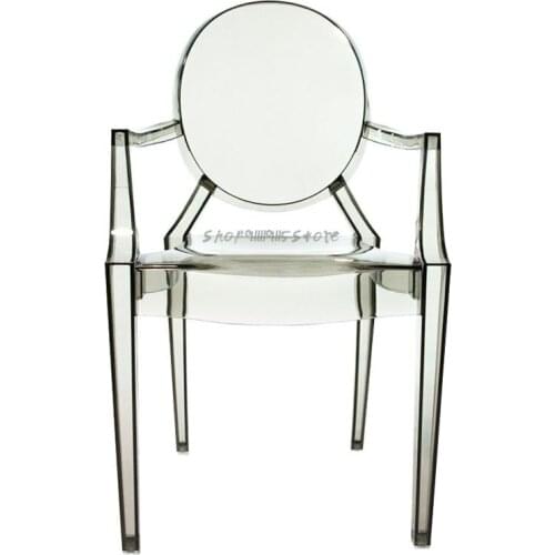 Ghost Chair Creative Transparent Dining Chair Leisure Plastic Chair Modern Simple Back Chair Designer Chair