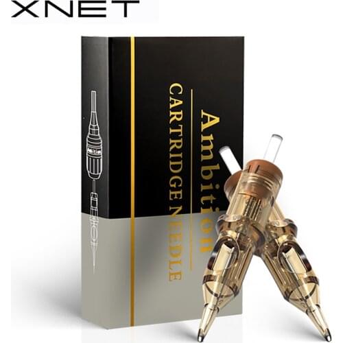 XNET Tattoo Cartridge Needles Permanent Make-Up Level A #10 0.3mm Disposable Tattoo Needle eyebrows eyelinver lips 20pcs/Box