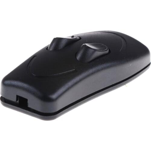 Black color Lamp Double Control Switch Floor Light Table Lamp Push Button Switches 1PCS 1.13