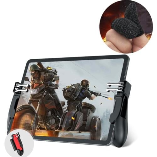 Mobile joystick for pubg mobile gamepad Six Finger pabg controller for ipad Grip Game Joystick pupg L1R1 pabg Control Console