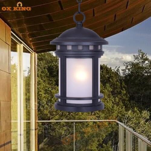 American style retro waterproof pendant lights corridor lights garden The Parks pendant lamp ya711 ZL252