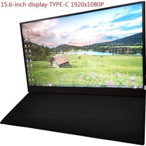 Portable LCD HD monitor 15.6 USB Type C HDMI compatible laptop, phone, Xbox, switch and PS4 portable LCD game monitor